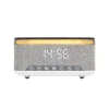 HOME LTCR06 multimédia lejátszó és ébresztőóra, 2x5 Watt, Qi telefontöltés, Bluetooth TWS, FM rádió, LED kijelző, beépített akkumulátor thumbnail