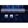 Baseus UltraJoy 4 az 1-ben hub, USB-C 3x + USB 3.0 + RJ45 (szürke) thumbnail