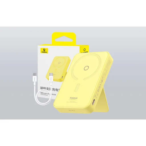 Baseus MagPro Mágneses Powerbank 5000mAh, 20W, MagSafe - 14