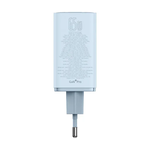 Baseus GAN6 Pro gyorstöltő, 2xUSB-C + 2xUSB, 65W - 6