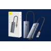 Baseus UltraJoy Series Lite 4-Port hub, USB - 4xUSB 3.0, USB-C 5V (szürke) thumbnail