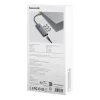 Baseus UltraJoy Series Lite 4-Port hub, USB - 4xUSB 3.0, USB-C 5V (szürke) thumbnail