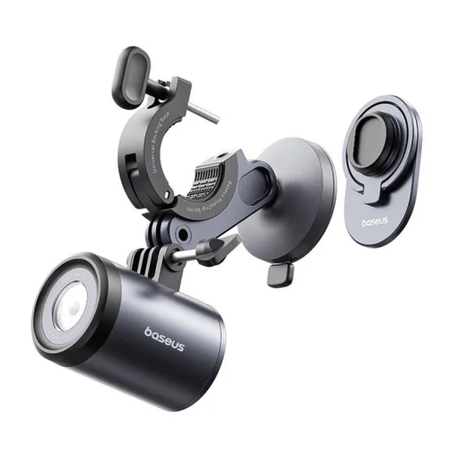 Baseus PrimeTrip Series Két Színű Bicikli Lámpa 2 az 1-ben Szett Kozmikus (fekete), - 4