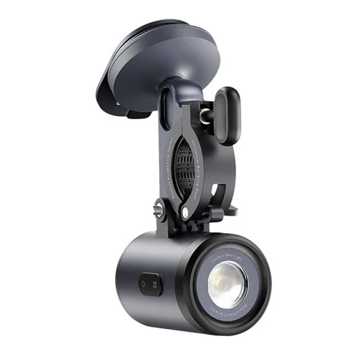 Baseus PrimeTrip Series Két Színű Bicikli Lámpa 2 az 1-ben Szett Kozmikus (fekete), - 6