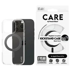 CARE by PanzerGlass Feature Kickstand iPhone 16 Pro 6.3" fekete/fekete MagSafe tok