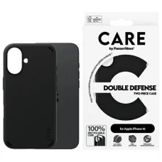 CARE by PanzerGlass Feature Double Defense iPhone 16 tok - Fekete