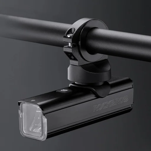 Rockbros 24610002001 kerékpár első lámpa 1000 lm + USB-C - USB-A kábel - fekete - 16