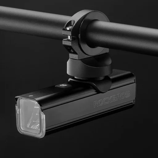 Rockbros 24610002001 kerékpár első lámpa 1000 lm + USB-C - USB-A kábel - fekete - 6
