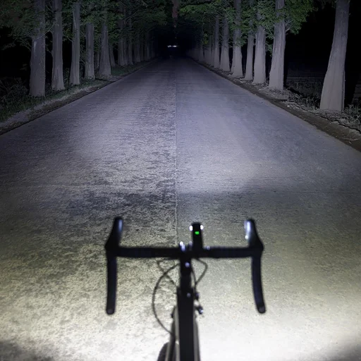 Rockbros 24610002001 kerékpár első lámpa 1000 lm + USB-C - USB-A kábel - fekete - 18