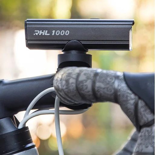 Rockbros 24610002001 kerékpár első lámpa 1000 lm + USB-C - USB-A kábel - fekete - 20