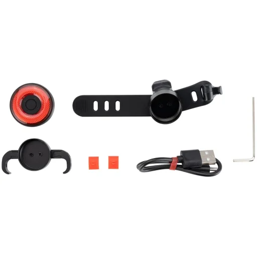 Rockbros Q5 Hátsó Biciklilámpa Intelligens Megállási Rendszerrel - Fekete - 2