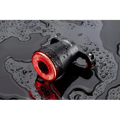 Rockbros Q5 Hátsó Biciklilámpa Intelligens Megállási Rendszerrel - Fekete - 3