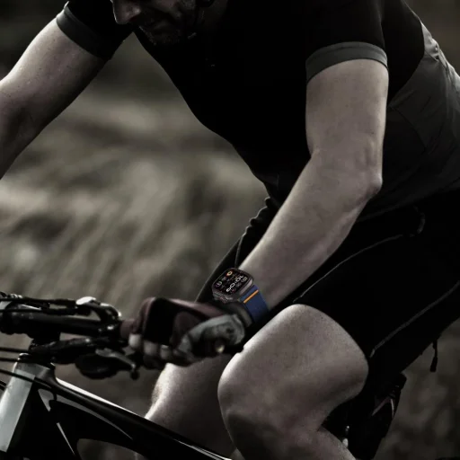 Tech-protect Nylon Clasp Apple Watch 6 / 7 / 8 / 9 / 10 / 11 / Se / Ultra 1 / 2 (44 / 45 / 46 / 49 mm) Sötétkék - 6