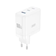 XO fali töltő CE35 PD 100W 2x USB-C 1x USB fehér