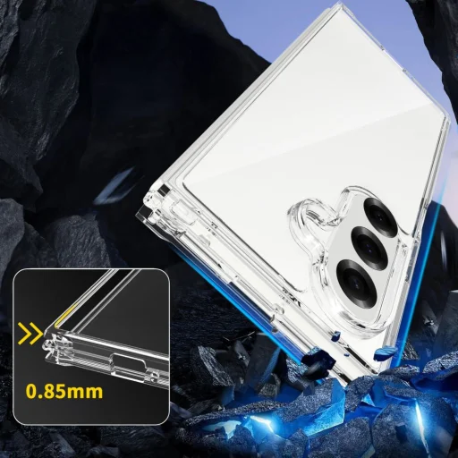  Samsung Galaxy Z Fold 7 átlátszó Tech-protect Flexair Hybrid tok - 2