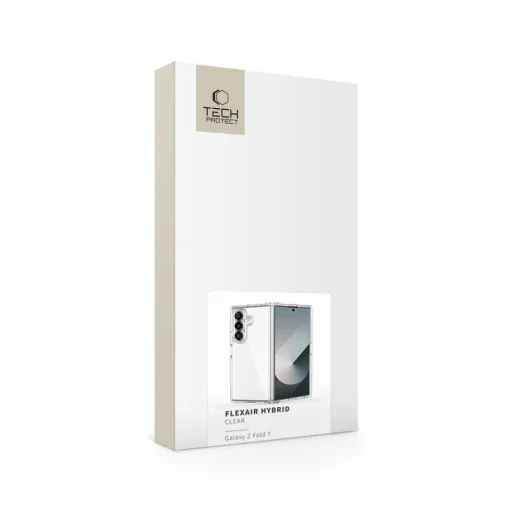  Samsung Galaxy Z Fold 7 átlátszó Tech-protect Flexair Hybrid tok - 4