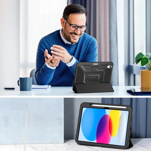 Tech-protect Endurance iPad 10.9” 10 / 2022 / 11” 11 / 2025 Fekete tok - 8