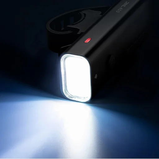 Rockbros 24310006001 első biciklilámpa 400 lm + micro USB kábel - USB-A - fekete - 9