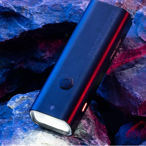 Rockbros 24310006001 első biciklilámpa 400 lm + micro USB kábel - USB-A - fekete - 14