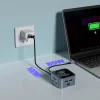 Hub USB-C 12 az 1-ben Wozinsky WHBC09Y8S multifunkcionális, vezeték nélküli töltési funkcióval, alumínium, 15 cm-es kábellel - szürke thumbnail