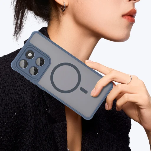  Techsuit - HaloFrost II MagSafe - Motorola Edge 60 / 60 Fusion - Tengerészkék tok - 5