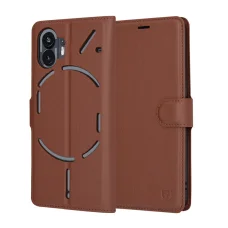  Techsuit - Bőrtok - Nothing Phone (2) - Barna tok