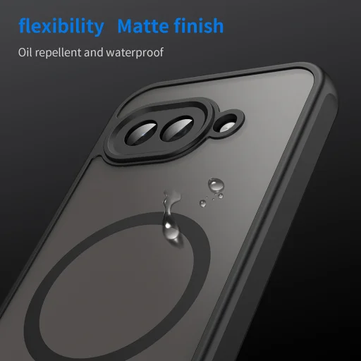  Techsuit - HaloFrost II MagSafe - Google Pixel 9a - Fekete tok - 6