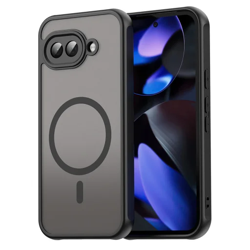  Techsuit - HaloFrost II MagSafe - Google Pixel 9a - Fekete tok - 1