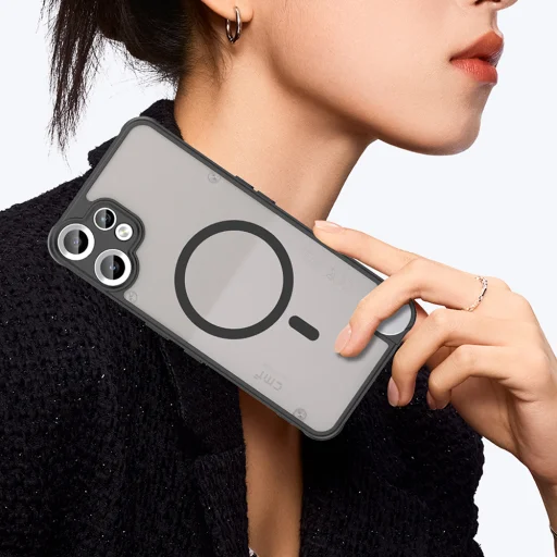  Techsuit - HaloFrost II MagSafe - Nothing CMF Telefon 2 Pro - Fekete tok - 4