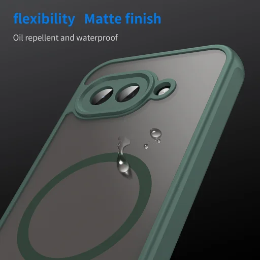  Techsuit - HaloFrost II MagSafe - Google Pixel 9a - Zöld tok - 6