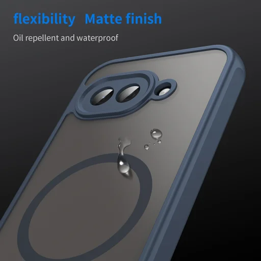  Techsuit - HaloFrost II MagSafe - Google Pixel 9a - Tengerészkék tok - 6