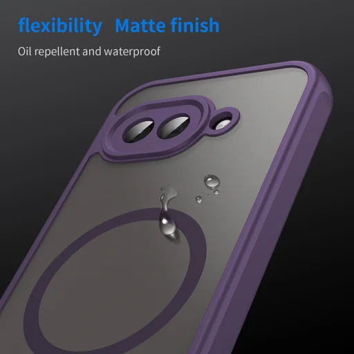  Techsuit - HaloFrost II MagSafe - Google Pixel 9a - Lila tok - 5