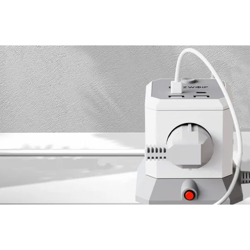 Hálózati elosztó BlitzWolf BW-EC1 4xAC 2xUSB-A 2xUSB-C - 4