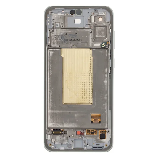 LCD kijelző + Érintőegység + Előlapi borítás Samsung A366B Galaxy A36 5G Lime (Szervizcsomag) - 2