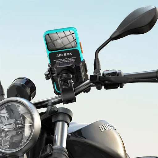  iPhone 12/12 Pro/13/13 Pro/14/14 Pro/15/15 Pro/16 Kék ShellBox AirBox Vízálló IP68 Tok (6,1 hüvelyk) - 6