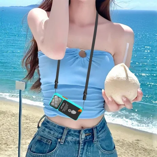  iPhone 12/12 Pro/13/13 Pro/14/14 Pro/15/15 Pro/16 Kék ShellBox AirBox Vízálló IP68 Tok (6,1 hüvelyk) - 7