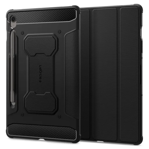  Samsung Galaxy Tab S9 / S10 FE Fekete Spigen Rugged Armor Pro tok - 2