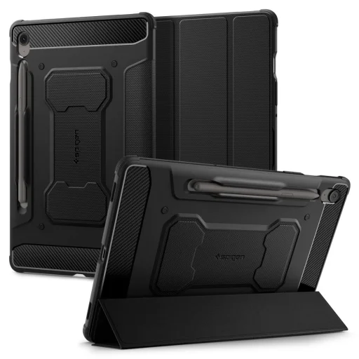  Samsung Galaxy Tab S9 / S10 FE Fekete Spigen Rugged Armor Pro tok - 1