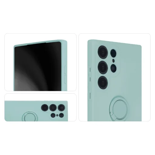 Ujjgyűrűs tok Samsung Galaxy S23-hoz világoszöld - 4