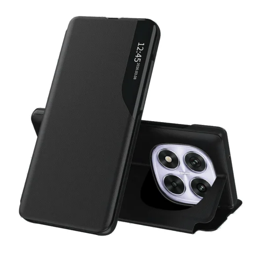  Techsuit - eFold Sorozat - Xiaomi Redmi Note 14 Pro 4G / Poco F7 - Fekete tok - 1