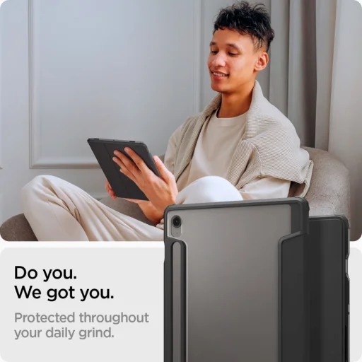  Galaxy Tab S9 11.0 / S10 Fe 10.9 X710 / X716b / X520 / X526 Fekete Spigen Ultra Hybrid Pro tok - 14