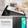  Samsung Galaxy Tab S10 FE+ Plus 13.1 X620 / X626b fekete Spigen Ultra Hybrid Pro fliptok thumbnail