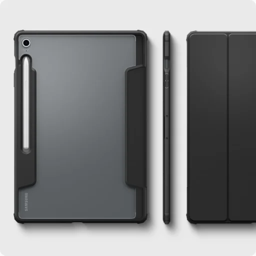  Samsung Galaxy Tab S10 FE+ Plus 13.1 X620 / X626b fekete Spigen Ultra Hybrid Pro fliptok - 12