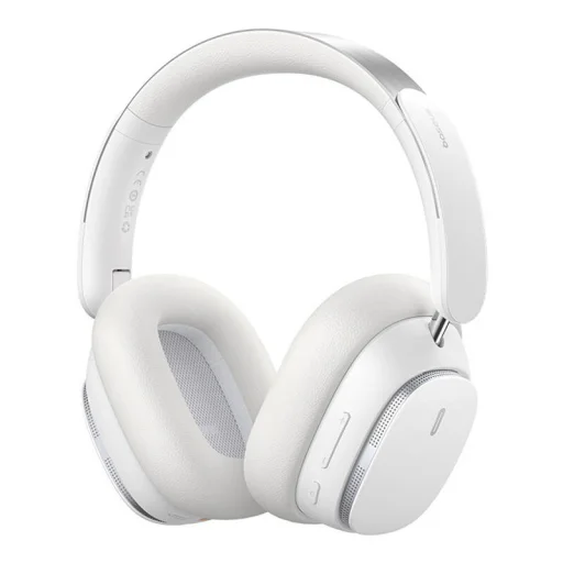Baseus Bowie H1 PRO Vezeték nélküli Bluetooth fejhallgató (fehér) - 3