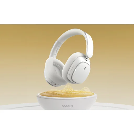 Baseus Bowie H1 PRO Vezeték nélküli Bluetooth fejhallgató (fehér) - 16