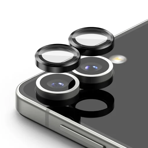  Galaxy Z Flip 7 Fekete Ringke Kamera Keret Üvegfólia 2-pack - 2