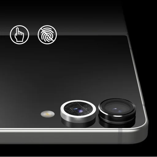  Galaxy Z Flip 7 Fekete Ringke Kamera Keret Üvegfólia 2-pack - 7