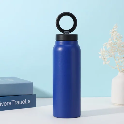 Mágneses tartó MagSafe kompatibilis 950ml-es tartállyal kék - 2