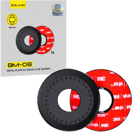 Blavec Quick Lock Lemez BM-06 Gyűrű (58mm) – Fekete - 1