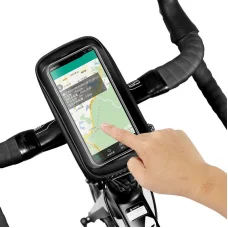 WILDMAN utazótáska bicikli kormányra cipzárral 1L (4 "- 7") E1 fekete